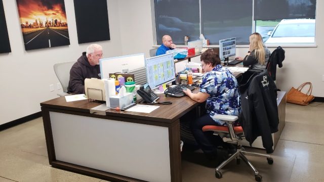 RM Trucking Office staff at work