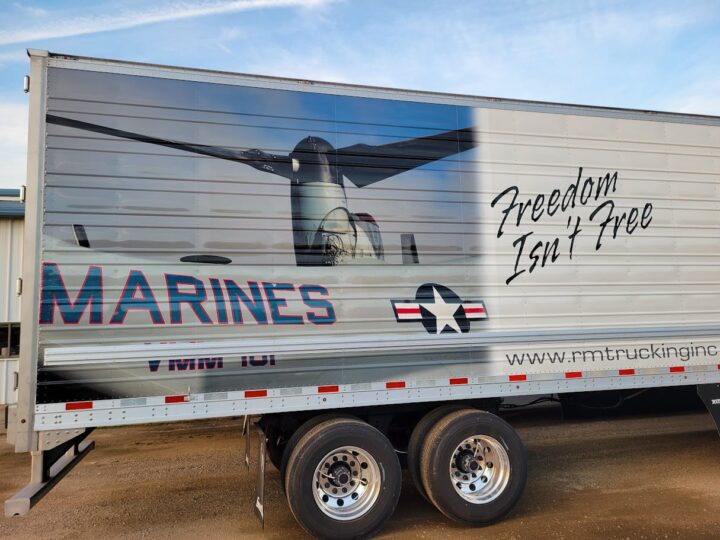 Rm Trucking Marines Trailer