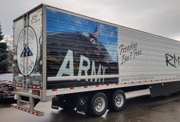 Rm Trucking Army Trailer